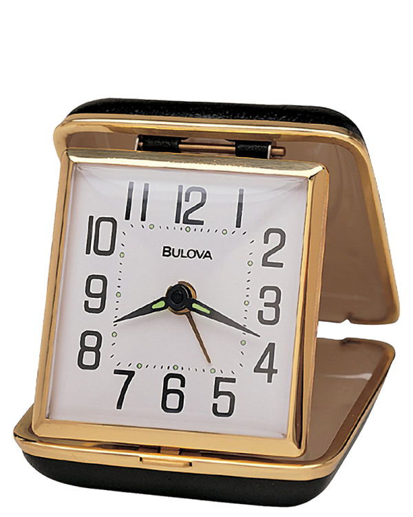 Bulova Reliable II Bell Alarm Travel Clock Alexander Clocks and Watches