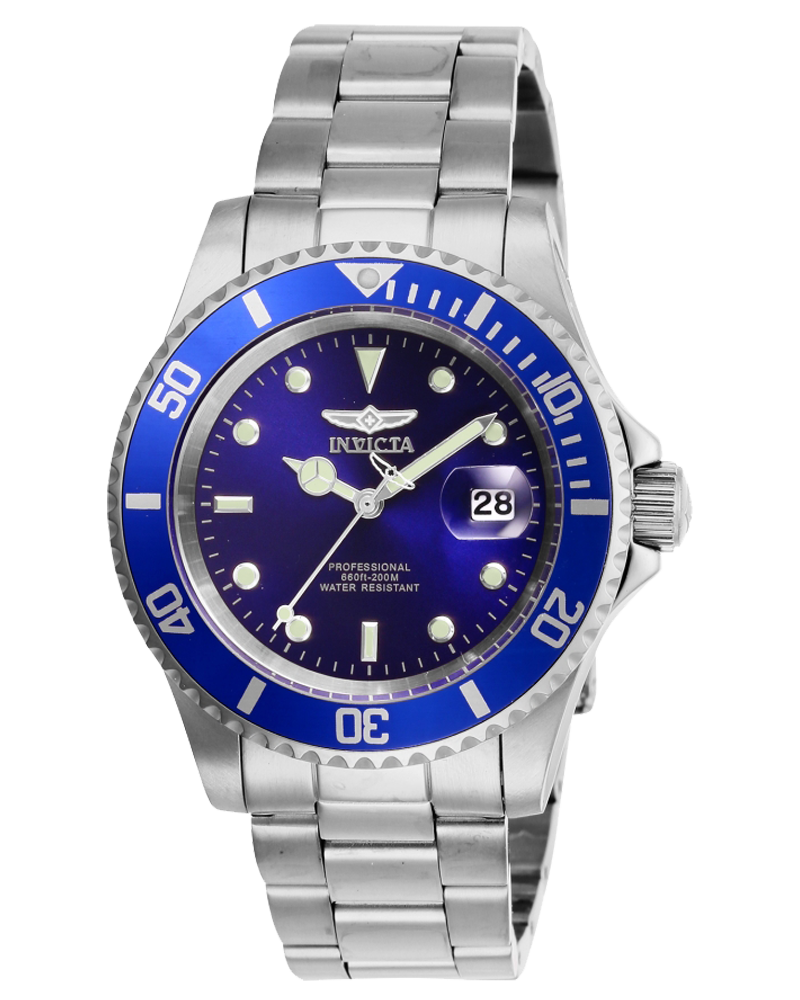 Invicta Mens Pro Diver Blue Quartz Watch - Alexander Clocks and Watches