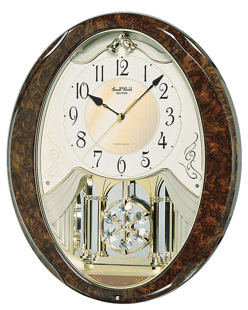 Rhythm Snowflake Legend Music Motion Wall Clock Alexander Clocks and