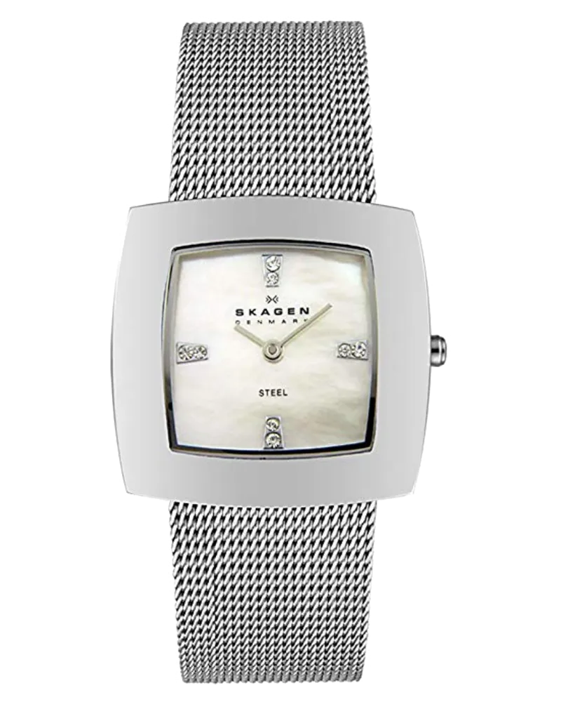Skagen Silver Women\'s Watch with Mother of Pearl face s-l400.jpg main image 3